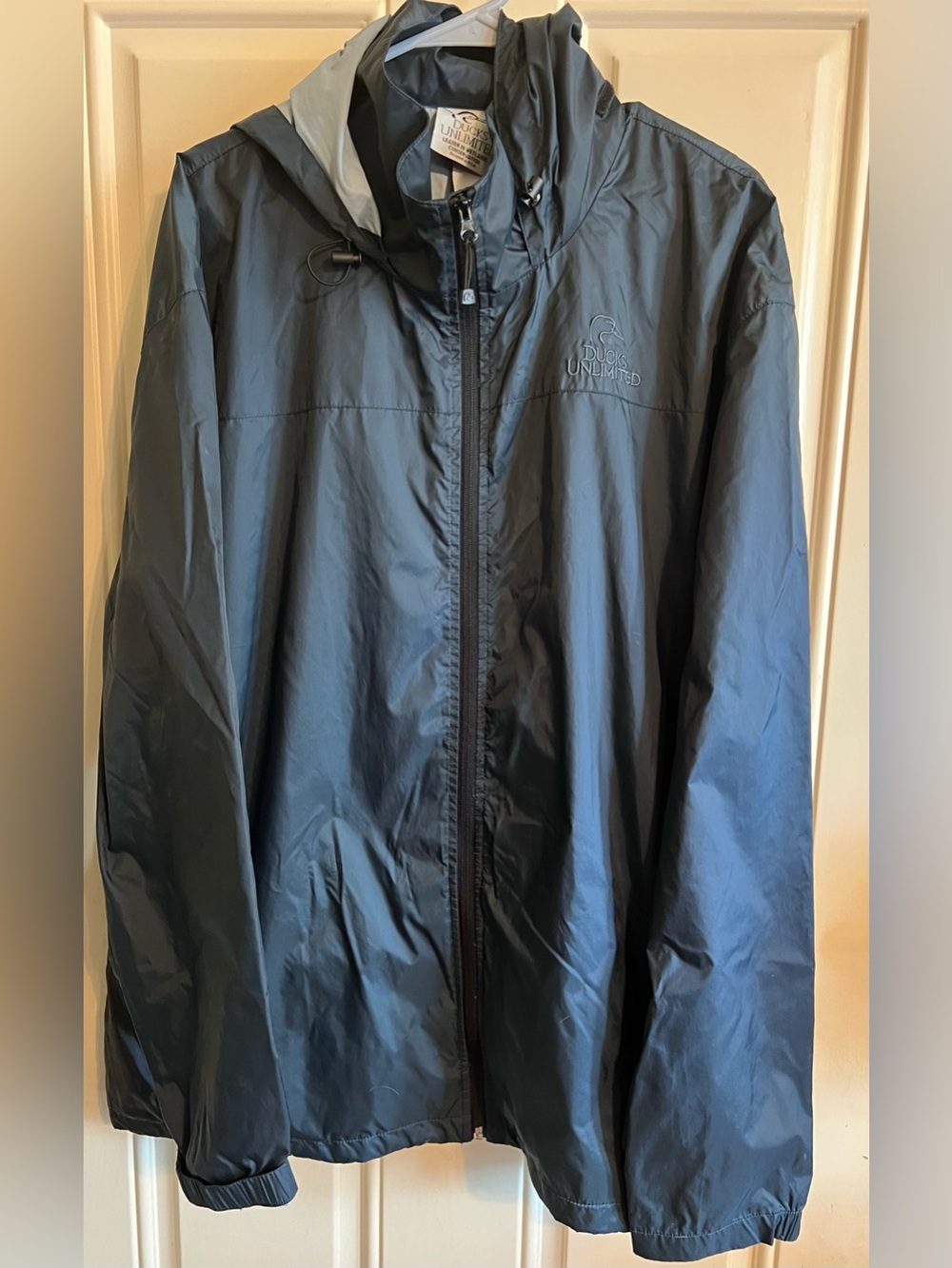 Men’s Ducks Unlimited Green Packable Windbreaker Jacket - Size XL